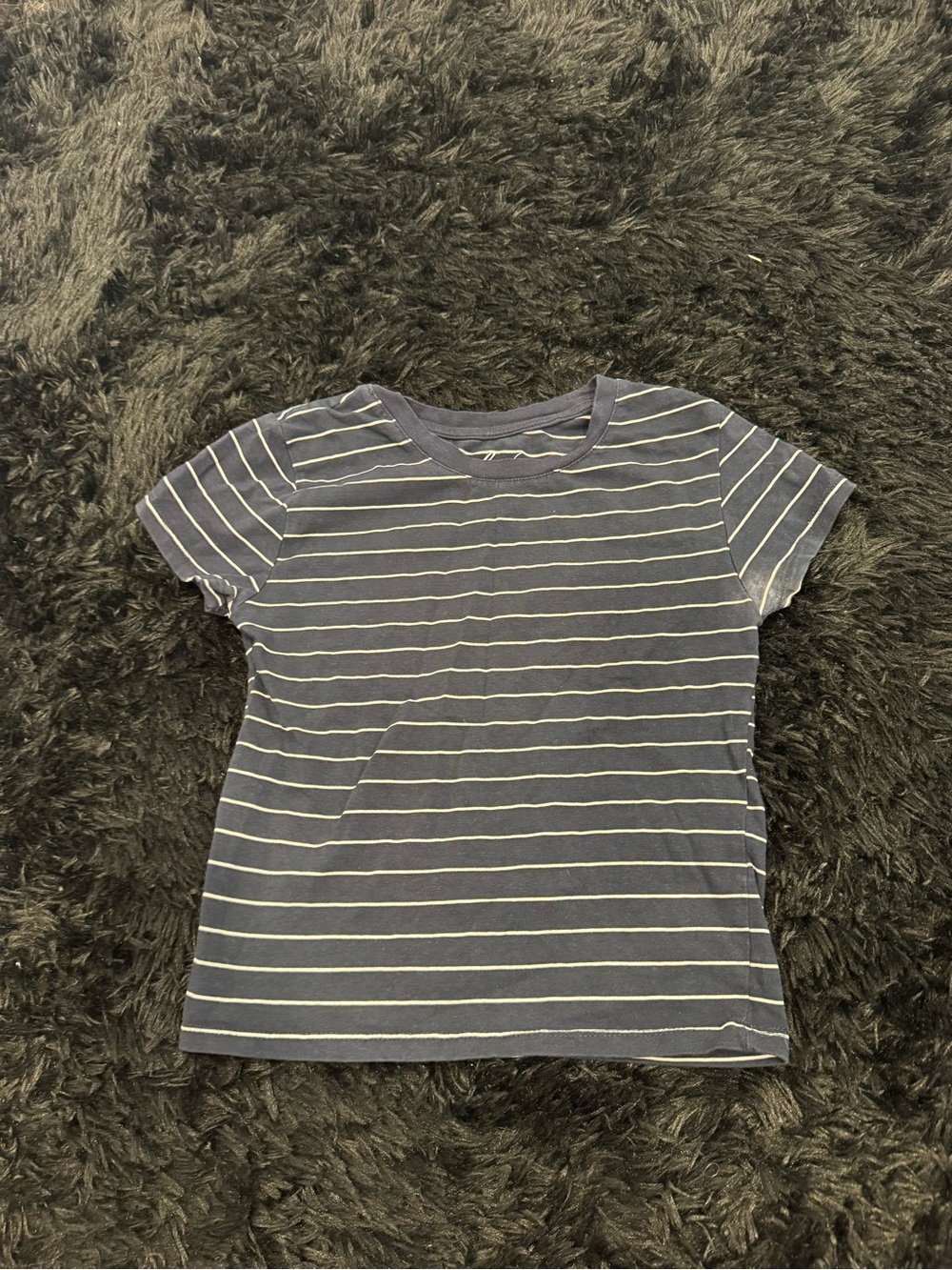Splash Navy and White Striped Short Sleeve Tee
